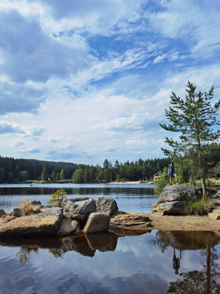 Urlaub in Deutschland, der nach Skandinavien aussieht - am Fichtelsee in Franken