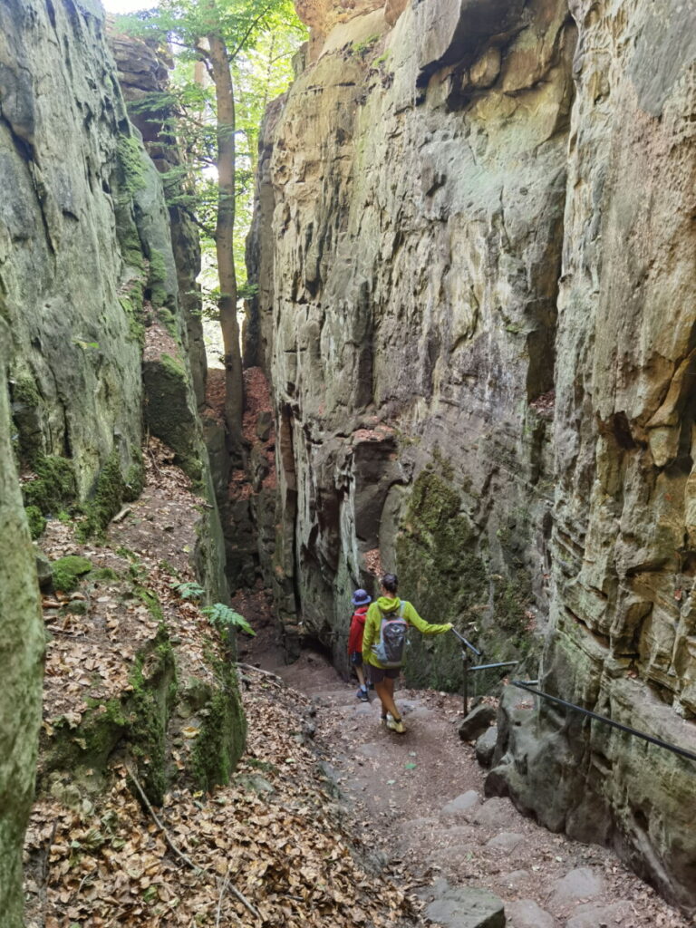 Durch die Teufelsschlucht Ernzen wandern